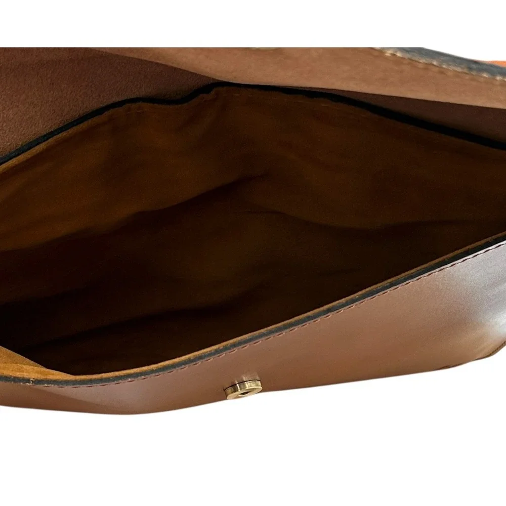 Patricia Nash Leather Tablet Holder & Passport Case Gift Set‎ Brown Matching Set